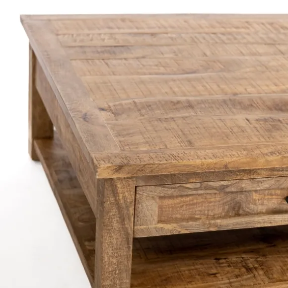 Kirkland's Home Coffee Tables-Easton Mango Wood Coffee Table
