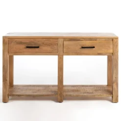 Kirkland's Home Console Tables-Easton Mango Wood Console Table