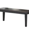 Kirkland's Home Benches & Ottomans-Ebony And Driftwood Two-Tone Bench