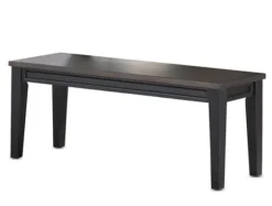 Kirkland's Home Benches & Ottomans-Ebony And Driftwood Two-Tone Bench