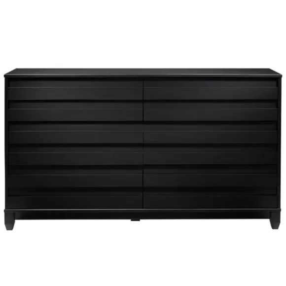 Kirkland's Home Dressers & Chests-Eco Pine Wood Channeled Drawer Dresser