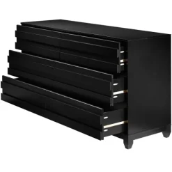 Kirkland's Home Dressers & Chests-Eco Pine Wood Channeled Drawer Dresser