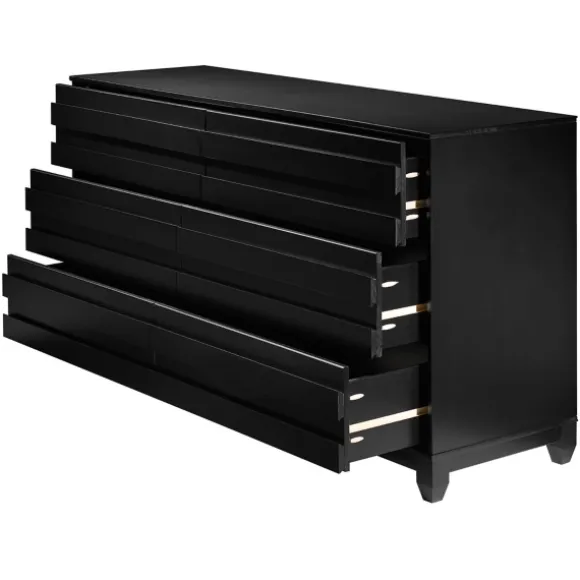 Kirkland's Home Dressers & Chests-Eco Pine Wood Channeled Drawer Dresser