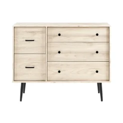 Kirkland's Home Dressers & Chests-Eden Light Birch Tapered Legs Dresser