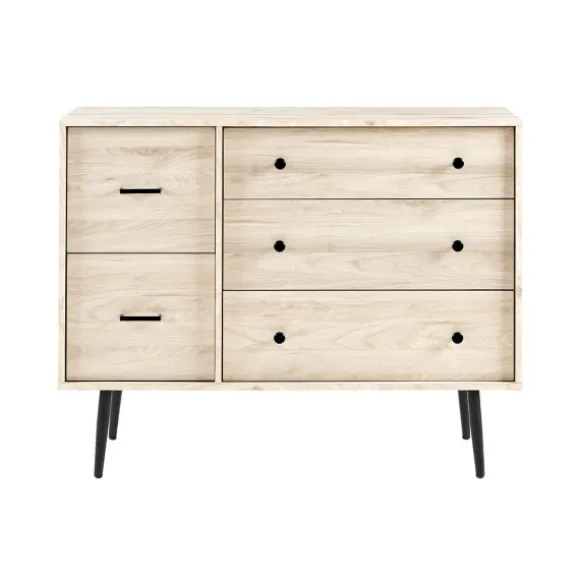 Kirkland's Home Dressers & Chests-Eden Light Birch Tapered Legs Dresser
