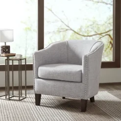 Kirkland's Home Accent Chairs-Emery Barrel Accent Chair
