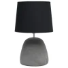 Kirkland's Home Table Lamps-Emma Concrete Table Lamp With Shade