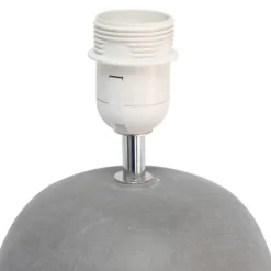 Kirkland's Home Table Lamps-Emma Concrete Table Lamp With Shade