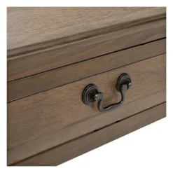 Kirkland's Home Accent & End Tables-Emory Natural Single Drawer Accent Table