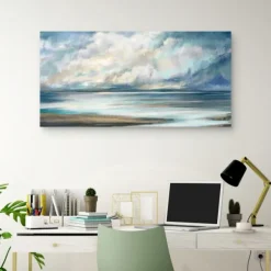 Kirkland's Home Canvas Art-Ethereal Skies Canvas Art Print, 48X24 In.