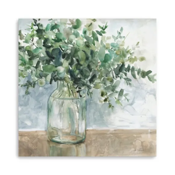 Kirkland's Home Canvas Art-Eucalyptus Bouquet Giclee Canvas Print, 40X40 In.