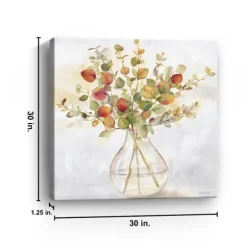 Kirkland's Home Canvas Art-Eucalyptus Vase Spice Ii Canvas Art Print