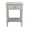 Kirkland's Home Accent & End Tables-Evelina Textured Single Drawer Accent Table