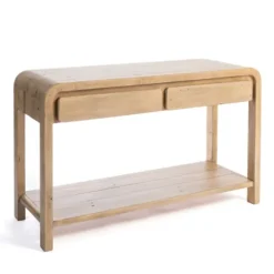 Kirkland's Home Console Tables-Everson Wood Console Table