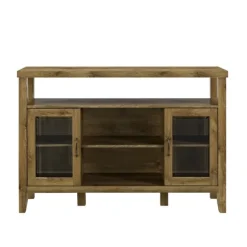 Kirkland's Home Tv Stands & Media Consoles-Farmhouse Highboy Natural Tv Stand