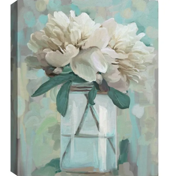 Kirkland's Home Canvas Art-Farmhouse Peonies Canvas Art Prints, Set Of 2