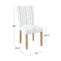 Kirkland's Home Dining Chairs-Farmhouse Stripes Highback Dining Chairs, Set Of 2