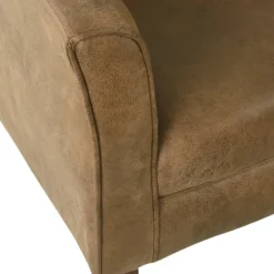 Kirkland's Home Accent Chairs-Faux Leather Accent Chair