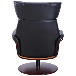 Kirkland's Home Accent Chairs-Faux Leather Accent Chair With Ottoman