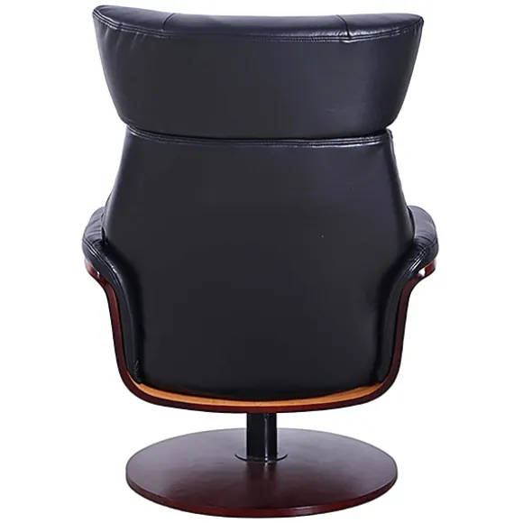 Kirkland's Home Accent Chairs-Faux Leather Accent Chair With Ottoman