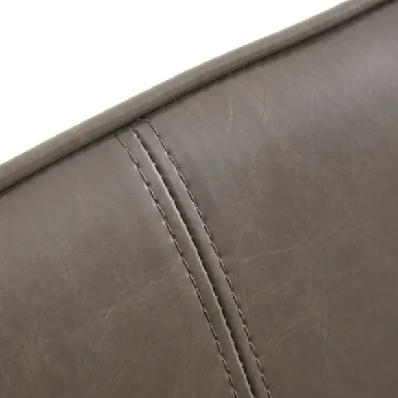 Kirkland's Home Accent Chairs-Faux Leather Accent Chair With Gold Base