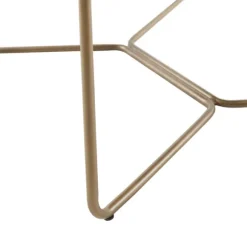 Kirkland's Home Accent Chairs-Faux Leather Accent Chair With Gold Base