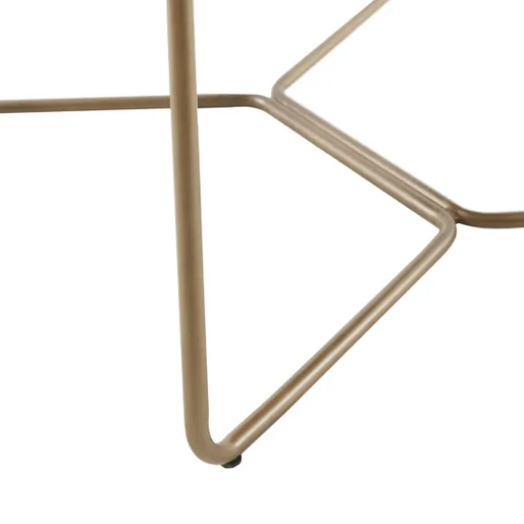 Kirkland's Home Accent Chairs-Faux Leather Accent Chair With Gold Base