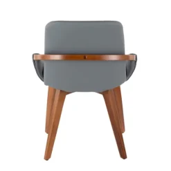 Kirkland's Home Dining Chairs-Faux Leather And Bamboo Frame Dining Chair