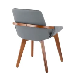 Kirkland's Home Dining Chairs-Faux Leather And Bamboo Frame Dining Chair