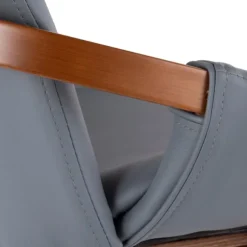 Kirkland's Home Dining Chairs-Faux Leather And Bamboo Frame Dining Chair