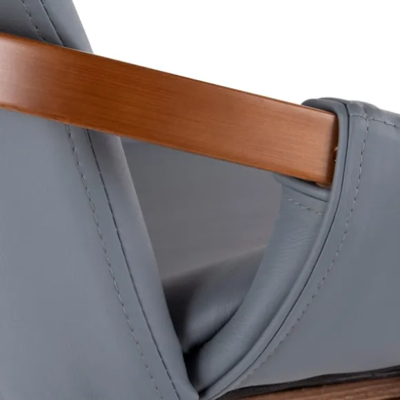 Kirkland's Home Dining Chairs-Faux Leather And Bamboo Frame Dining Chair