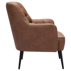 Kirkland's Home Accent Chairs-Faux Leather Classic Accent Chair