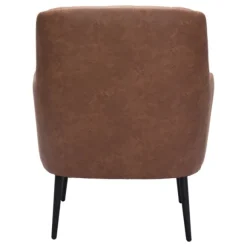 Kirkland's Home Accent Chairs-Faux Leather Classic Accent Chair