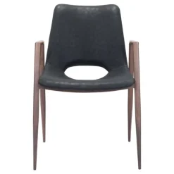 Kirkland's Home Dining Chairs-Faux Leather Cutout Dining Chairs, Set Of 2