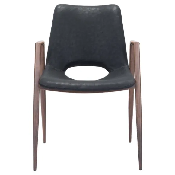 Kirkland's Home Dining Chairs-Faux Leather Cutout Dining Chairs, Set Of 2