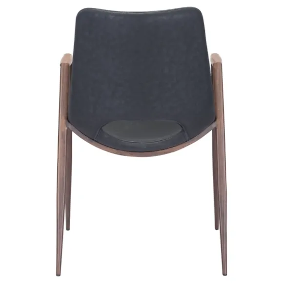 Kirkland's Home Dining Chairs-Faux Leather Cutout Dining Chairs, Set Of 2