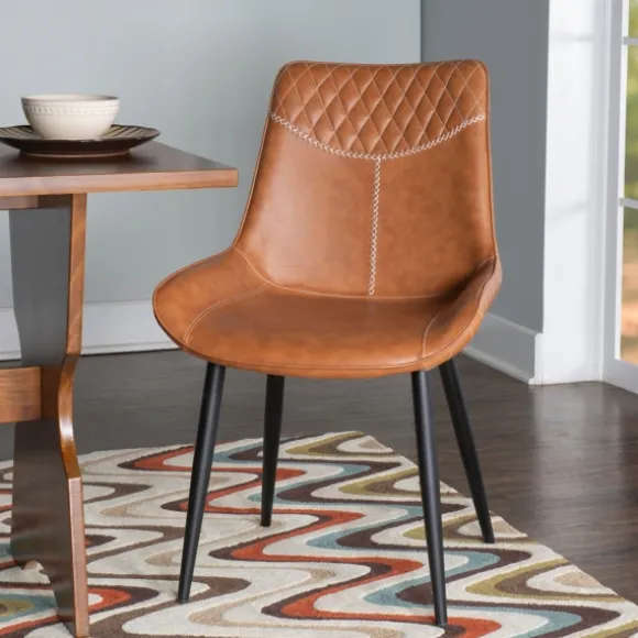 Kirkland's Home Dining Chairs-Faux Leather Dining Chairs, Set Of 2