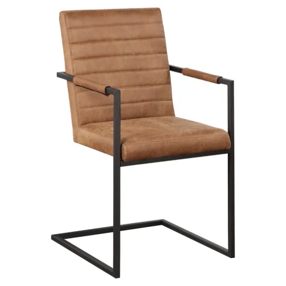 Kirkland's Home Accent Chairs-Faux Leather Modern Accent Chairs, Set Of 2