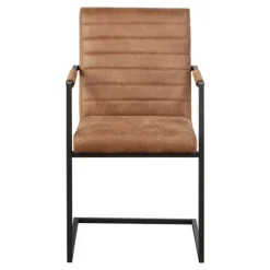 Kirkland's Home Accent Chairs-Faux Leather Modern Accent Chairs, Set Of 2