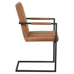 Kirkland's Home Accent Chairs-Faux Leather Modern Accent Chairs, Set Of 2