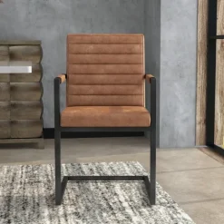 Kirkland's Home Accent Chairs-Faux Leather Modern Accent Chairs, Set Of 2