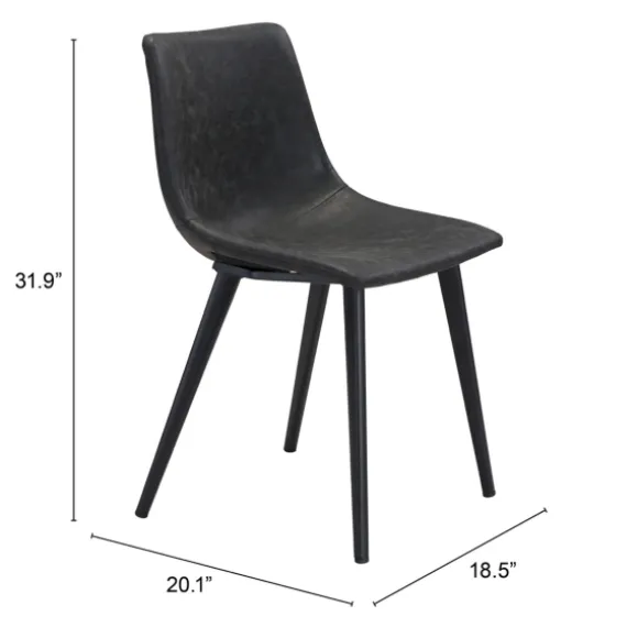 Kirkland's Home Dining Chairs-Faux Leather Scoop Dining Chairs, Set Of 2