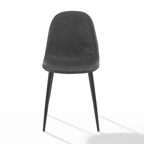 Kirkland's Home Dining Chairs-Faux Leather Slope Dining Chairs, Set Of 2