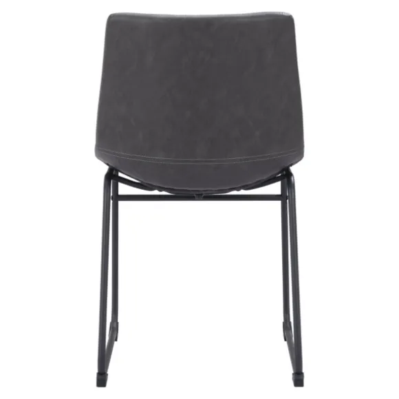 Kirkland's Home Dining Chairs-Faux Leather Sloped Dining Chairs, Set Of 2