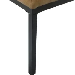 Kirkland's Home Benches & Ottomans-Faux Leather Tufted Button Bench