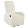 Kirkland's Home Accent Chairs-Faux Leather Upholstered Slim Recliner