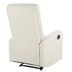 Kirkland's Home Accent Chairs-Faux Leather Upholstered Slim Recliner