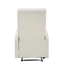Kirkland's Home Accent Chairs-Faux Leather Upholstered Slim Recliner