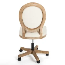 Kirkland's Home Office Furniture-Felix Upholstered Swivel Office Chair