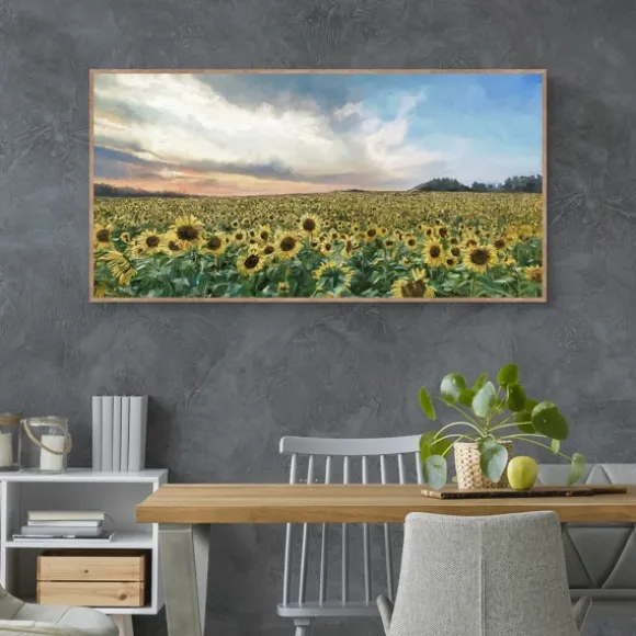 Kirkland's Home Canvas Art-Field Of Gold Framed Canvas Art Print